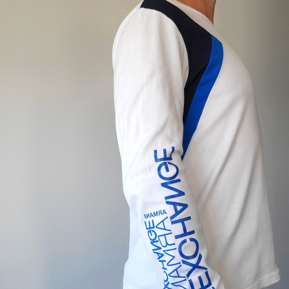 Mens Armani Exchange long sleeve shirt - Picture 3 of 6